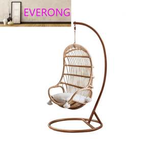 <span class=keywords><strong>Silla</strong></span> <span class=keywords><strong>Colgante</strong></span> de Ratán para Interiores/Exteriores, Diseño de Nido de Pájaro, Columpio de Patio para Relajarse - Product Image 6