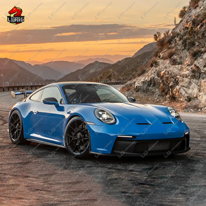 Kit de carrocería GR3 <span class=keywords><strong>RS</strong></span> de alto rendimiento para <span class=keywords><strong>Porsche</strong></span> <span class=keywords><strong>911</strong></span> <span class=keywords><strong>991</strong></span> 992 actualización media fibra de carbono parachoques de coche Spoiler guardabarros capó faldas laterales - Product Image 3