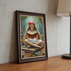 Cadre en bois grainé et doré 8x12 pour la collection « Hello Coffee » <span class=keywords><strong>Matin</strong></span> - Product Image 5