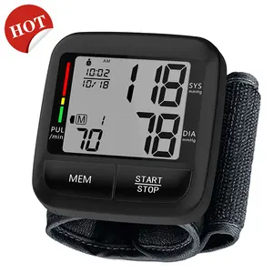 Newest Buy Portable Automatic LCD Display Smart Sphygmomanometer Digital Wrist Electronic Bp Machine Blood Pressure Monitor