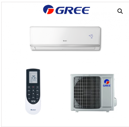 GREE 18000 BTU Inverter Split Air Conditioner Wall Mounted Efficient Cooling and Heating Room Air Conditioning System