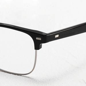 Monture à sourcils 534, Lunettes de vue classiques, <span class=keywords><strong>Grand</strong></span> carré, <span class=keywords><strong>en</strong></span> acétate fait main, pour hommes et femmes, pour myopie - Product Image 4