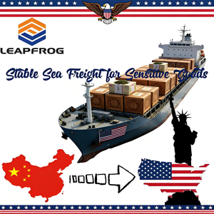 Expédition maritime DDP stable Chine-USA, livraison porte-à-porte de snacks épicés, de bâtonnets de gelée et de feuilles de thé à bulles en conserve - Product Image 1