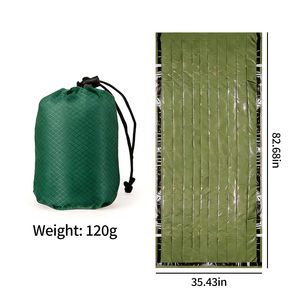 Sacco Termico di Emergenza in Mylar Impermeabile per Campeggio all'Aperto, Sacco a Pelo per Sopravvivenza - Product Image 2