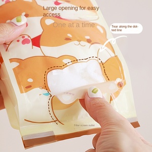 EVEFU Cartoon Lam Kitchen Filter <b>Screen</b> for Dish Washing Basin Disposable Net Bag <b>Leaves</b> Hands Clean - Product Image 4