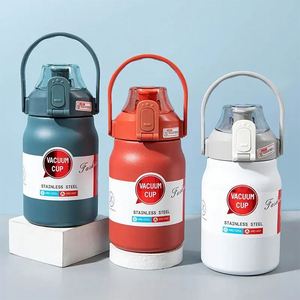 Botella de Agua Deportiva Portátil Promocional, Termo Aislado al Vacío de Acero Inoxidable con Tapa de Cierre a Presión - Product Image 2