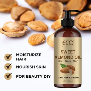 100% Pure Hair And Skin Softener Non-Greasy Massage Carrier Oil Sweet Almond Oil For Hair And Body -462188