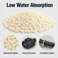 Granulés de Nylon à Chaîne Longue Polyamide 610 612 1010 1012 Faible Absorption d'Eau Stabilité Dimensionnelle Moulage par Injection