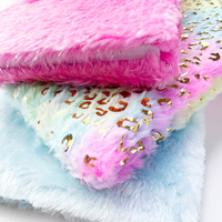 Vente en gros usine – Carnet A5 à spirale avec couverture rigide, motif lapin en peluche mignon, avec serrure et clé