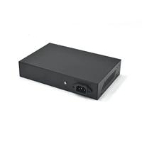 Commutateur PoE non géré Gigabit Ethernet 8 ports de haute qualité IEEE 802.3 Af/at Compatible 2 applications réseau de liaison montante
