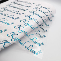 Lettres adhésives personnalisées, mini étiquette métallique, estampage, électroformage, étiquette métallique, autocollant de transfert, feuille d'or