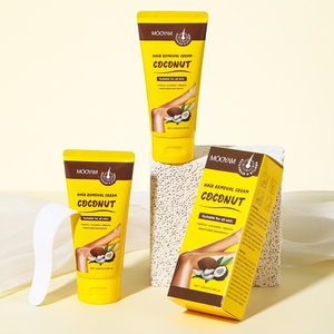 MOOYAM Crema Depilatoria Naturale al Cocco per Pelli Sensibili, Corpo e Viso, Delicata e Indolore, Adatta a Tutti i Tipi di Pelle - Product Image 2