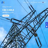 Câble ACSR, câble en acier gainé d'aluminium, câble Almelec, câble d'alimentation aérien, conducteur nu, basse tension, approvisionnement direct d'usine