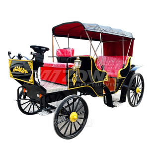 Elegante Carruaje Eléctrico para Turismo, Vehículo Turístico de Múltiples Asientos para Puntos Turísticos, Carruaje Panorámico de Cuatro Ruedas - Product Image 3