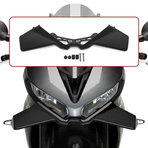 Pour <span class=keywords><strong>Daytona</strong></span> 660 2024-2025 ABS moto Sport Downforce nu becquet avant aérodynamique aile déflecteur carénage - Product Image 3