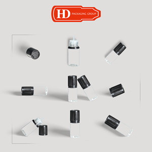 Tùy Chỉnh Bán Buôn Trong Suốt 30Ml 60Ml 100Ml 120Ml Nhựa Pet Bóp Dropper Lỏng V3 Chai Với Bằng Chứng Giả mạo Có Nắp Đậy - Product Image 4