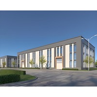 Almacén de Acero para Energías Renovables - Edificio Modular Ecológico Prefabricado para Almacenamiento de Equipos de Nuevas Energías
