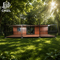 Maison Modulaire Préfabriquée Extensible et Pliable de 20FT 40FT, Tiny Home, Maison Conteneur, Annexe, 2 ou 3 Chambres avec Salle de Bain