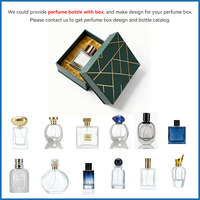Boîte d'emballage de parfum personnalisée, boîtes en papier cosmétique pour huile de parfum, flacons en verre vides avec boîte et flacon