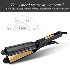 <span class=keywords><strong>Lisseur</strong></span> Professionnel <span class=keywords><strong>Ionique</strong></span> à Température Réglable, Peigne Chauffant, <span class=keywords><strong>Lisseur</strong></span> à Vapeur Électrique avec Plaques Céramique Larges - Product Image 2