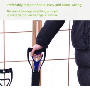 MMG-Cuchara para caca de perro, plegable, portátil, para exteriores, con mango largo y dispensador de bolsas para caca, superventas, hecha de plástico duradero - Product Image 4