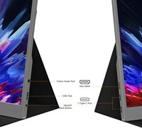 Monitor Portátil IPS de 15.6 Pulgadas Tipo-C, Pantalla Ultrafina para Juegos de 1080P para Laptop, Mac, Teléfono, PS4/ con Cubierta Inteligente
