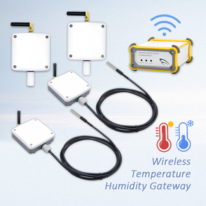 เซ็นเซอร์วัดอุณหภูมิและความชื้นไร้สาย WiFi 4 ชุด แบบ ODM ปรับแต่งได้ มาตรฐาน IP65 รับประกัน 2 ปี ระบบบันทึกและตรวจสอบข้อมูล - Product Image 1
