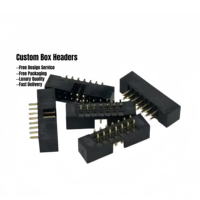 Conector de cable de puente macho recto de doble fila 2x14 pines con paso de 2.0mm, tipo Pin Header Box Header, compatible con JST PH 2.0, RoHS