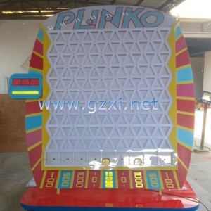 Tablero de Juego <span class=keywords><strong>Plinko</strong></span> LED Grande Personalizado Profesional, Rompecabezas de Madera, Juguete de Entretenimiento para Carnaval y Navidad con Función de Deslizamiento de Fichas - Product Image 1
