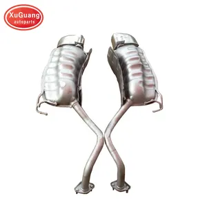 XG-AUTOPARTS good quality aftermarket bolt on rear muffler silencer for Hyundai New Santa Fe 2.7L with exhaust tip