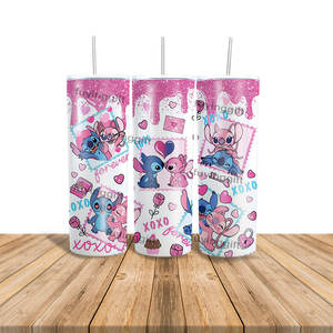 Botella <span class=keywords><strong>de</strong></span> agua impresa digital 3D personalizada barata taza <span class=keywords><strong>de</strong></span> diseño <span class=keywords><strong>de</strong></span> puntada agradable vaso <span class=keywords><strong>de</strong></span> sublimación <span class=keywords><strong>de</strong></span> 20oz con pajita y tapa - Product Image 5