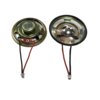 Haut-parleur rond de 50 mm, 8 ohms 2 W, 4 ohms 3 W, étanche, avec coque en fer et aimant interne, pour interphones d'entrée, appareils audio et véhicules électriques