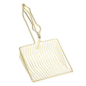 Venta al por mayor de fábrica, mascotas de alta calidad, EZ Sift, cuchara para arena para gatos de acero inoxidable, resistente, fácil de limpiar, reduce el polvo - Product Image 1