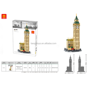Ensemble de blocs de construction en plastique de 1095 pièces pour enfants, jouet de démontage Big Ben, cadeau de construction pour enfants - Product Image 4