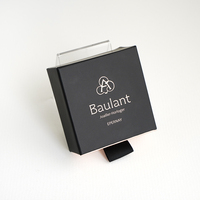 Boîtes cadeaux coulissantes en carton rigide noir avec impression et conception personnalisée créative Boîte d'emballage de luxe à tiroir en papier pour robe