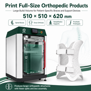 Imprimante 3D à granulés FGF avec volume d'impression de 510x510x620 mm pour les applications de recherche et développement de dispositifs médicaux - Product Image 4