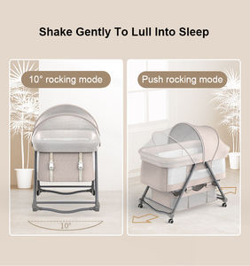 Pasgeboren Opvouwbare Baby Schommelen Wieg Automatische Wieg Voor Baby Handig Nemen Baby Wieg Bed - Product Image 2