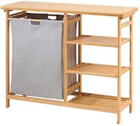 Panier à linge pliable et écologique à 3 compartiments, personnalisable, avec couvercle, vente en gros