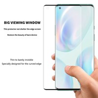 Protecteur d'écran en verre trempé ENKAY 0,26 mm 9H 3D à couverture intégrale avec bords arrondis pour OnePlus 11 10 9 8 Pro