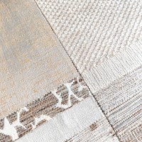 Tissu de rideau jacquard 100% polyester de luxe avec une largeur de 290 cm pour les rideaux de fenêtre de salon d'hôtel