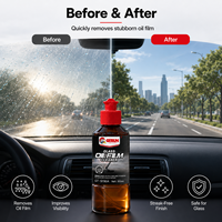 Getsun Crema Limpiadora de Película de Grasa para Vidrios con Óxido de Cerio, Pulidor de Parabrisas, Limpiador sin Rayones para Ventanas de Automóviles, Cuidado de la Visibilidad