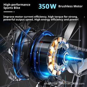 <span class=keywords><strong>Bicicleta</strong></span> Eléctrica con Batería de Litio, Cuadro de Acero, Motor sin Escobillas de 250W 36V, Frenos de Disco, Suspensión Completa, <span class=keywords><strong>Bicicleta</strong></span> Eléctrica para Adultos - Product Image 4