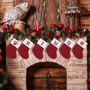 Factory Direct Sales Christmas <strong>Mini</strong> <strong>Stocking</strong> Red Tree Decoration Sublimation Christmas <strong>Stocking</strong> - Product Image 2