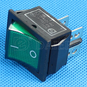 Medium <strong>20A</strong> <strong>125VAC</strong> DPST KCD4 <strong>Rocker</strong> <strong>Switch</strong> <strong>T120</strong> 55 With Light SC767 Double Pole <strong>Rocker</strong> <strong>Switch</strong> - Product Image 4