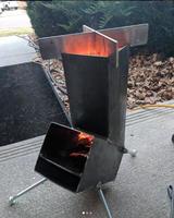 Poêles à fusée de camping tendance et innovantes à vendre, cuisson au poêle à fusée