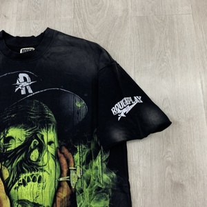 เสื้อเสื้อผ้าผู้ชายแบบหยาบทำจากผ้าฝ้าย100% แบรนด์ใหม่เสื้อยืดแขนสั้นสำหรับเล่นบนถนนขายดี - Product Image 4