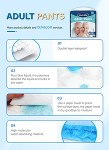 Couches-culottes <span class=keywords><strong>pour</strong></span> adultes avec indicateur d'humidité <span class=keywords><strong>pour</strong></span> <span class=keywords><strong>les</strong></span> <span class=keywords><strong>soignants</strong></span> - Product Image 5