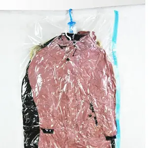 Hanging Plastic Storage Bag Keeps Your Clothes From Wrinkles And Damages Protecting Your Coat