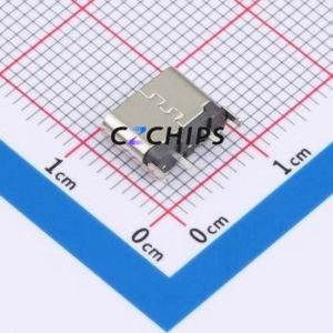 TYPE-C 2P LCH6.5 108 USB Connector Through hole Component (THT) Connector Type-C Female Through Hole 2P - Product Image 2