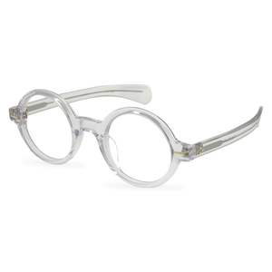 Monture de lunettes en acétate de style américain, monture optique ronde de grande taille pour homme - Product Image 6